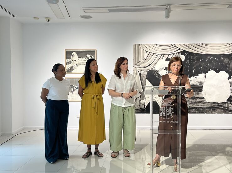 La Sala de Arte El Brocense de Cceres ofrece la exposicin smosis de Beln Mazuecos