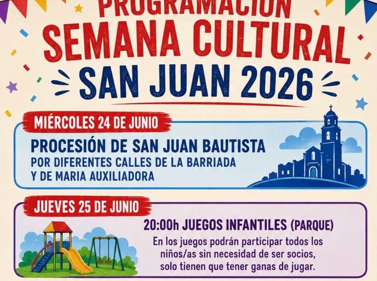 Arranca la Semana Cultural del barrio emeritense de San Juan coincidiendo con su patrn