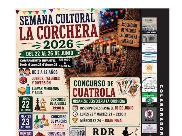 La Corchera de Mrida vive su Semana Cultural con actividades ldicas y culturales