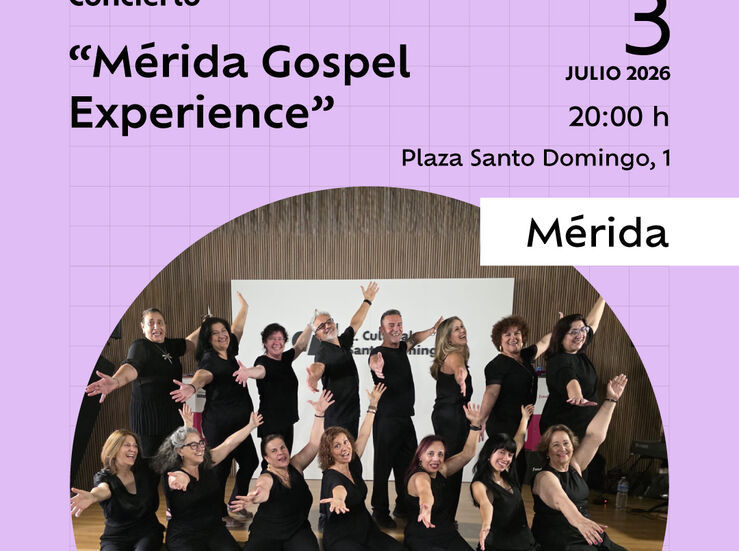 Mrida Gospel Experience ofrecer un concierto el prximo 3 de julio