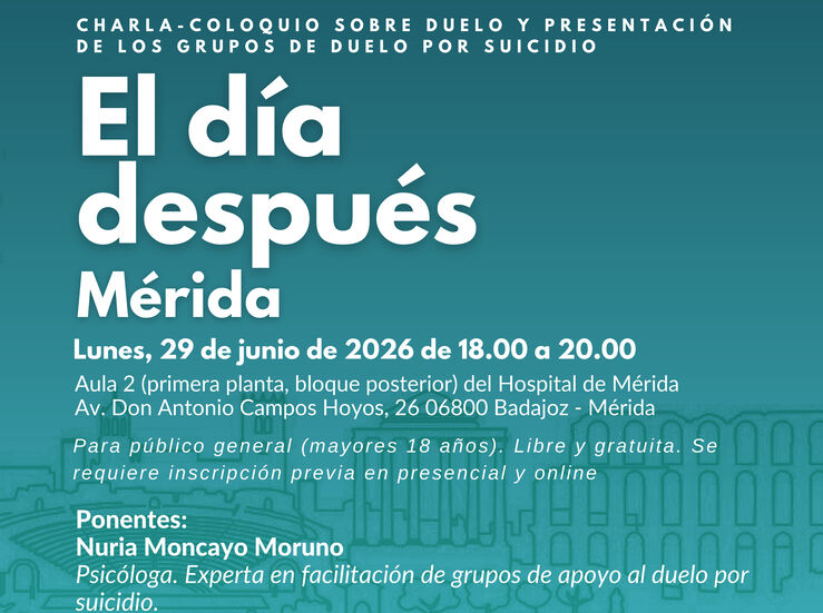 SES impulsa Grupo de Apoyo al Duelo por suicidio para acompaar a las personas afectadas