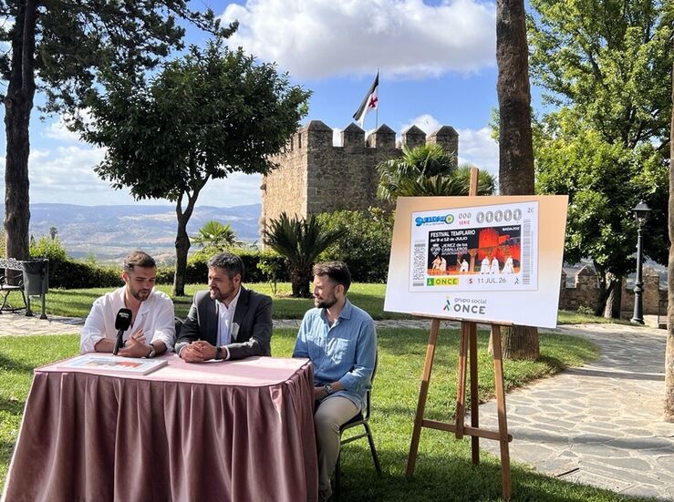 Cupn de ONCE del 11 de julio difundir el Festival Templario de Jerez de los Caballeros