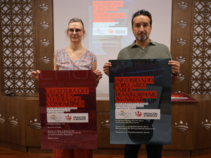AUPEX impulsa red y papel de UUPP con programacin financiada por Diputacin Badajoz