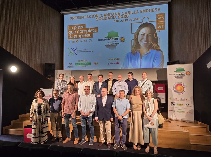 Plataforma Tercer Sector anima a empresas extremeas a marcar la Casilla Empresa Solidaria