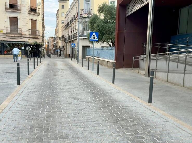 Entorno del paseo de San Francisco de Badajoz concluye su proceso renovacin 