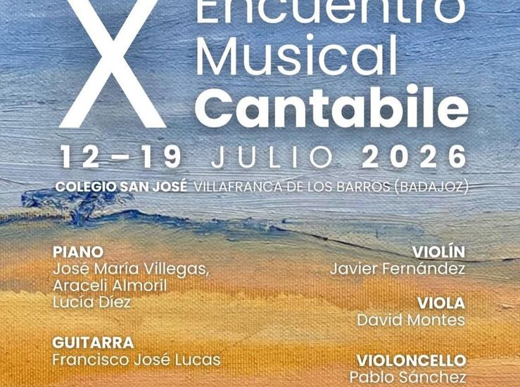 El Encuentro Cantabile ofrece esta semana formacin musical especializada en Villafranca