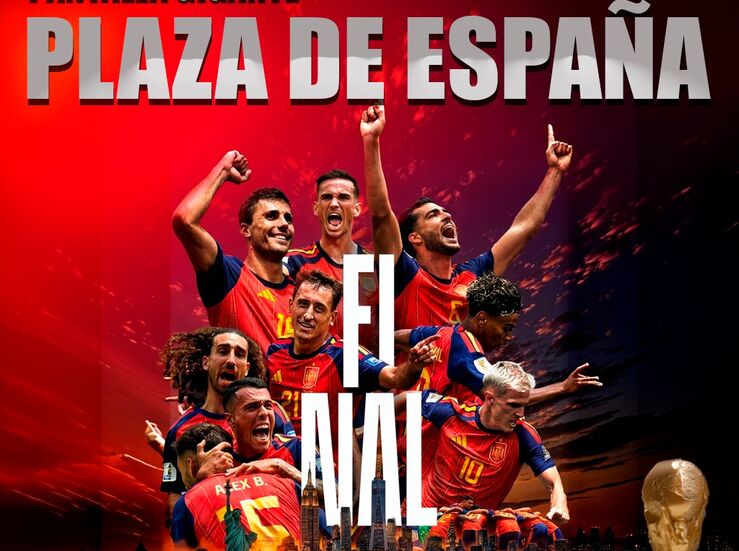 Los emeritenses podrn celebrar la final del Mundial en la Plaza de Espaa