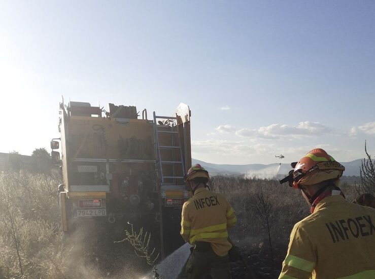 El Infoex interviene en 23 incendios forestales durante la ltima semana