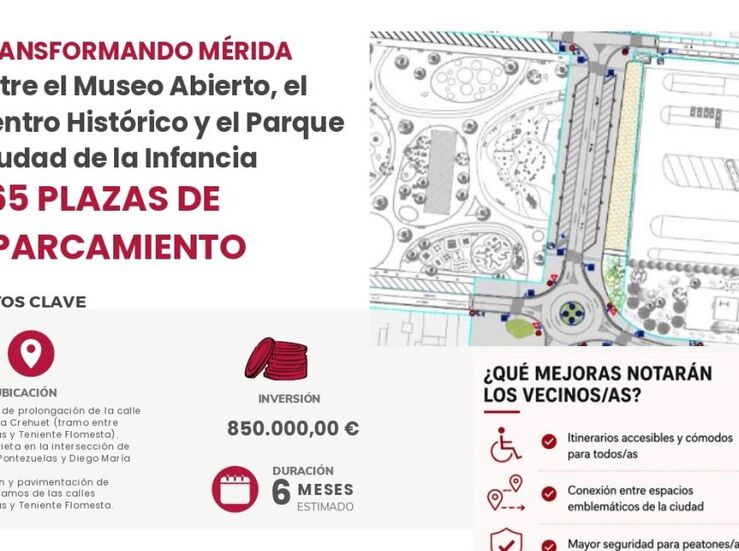 Comienzan obras de nueva calle que conectar Diego Mara Crehuet y avenida de Extremadura