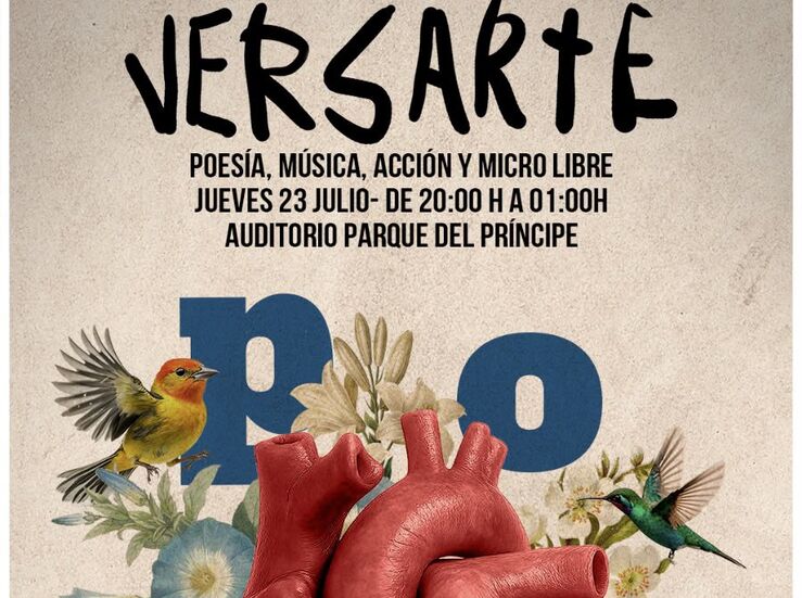 La experiencia cultural Versarte Jam llega al Parque del Prncipe de Cceres