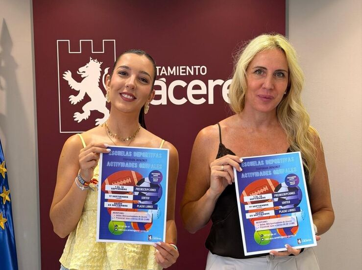 Escuelas Deportivas y Actividades Grupales de Cceres amplan oferta hasta 2700 plazas