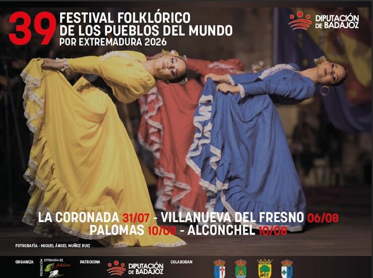 Festival Pueblos del Mundo de Extremadura recala en 4 municipios pacenses con Diputacin
