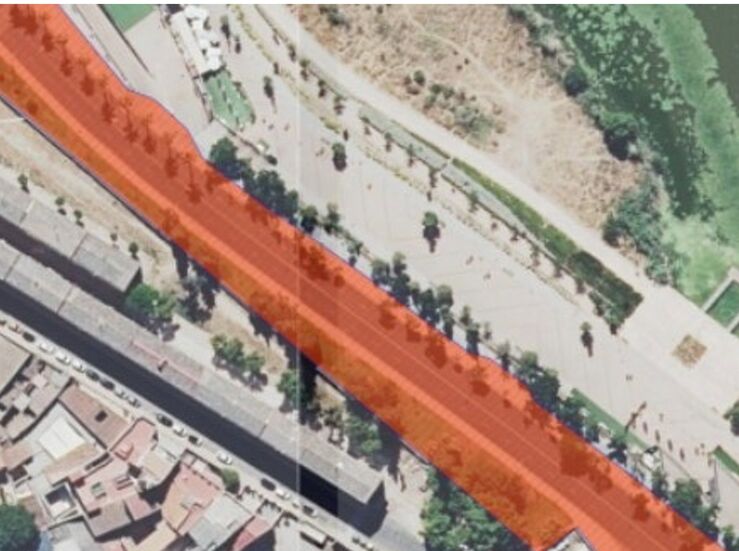 Inicio obras del aparcamiento de Entrepuentes en Badajoz provoca plan especial de trfico