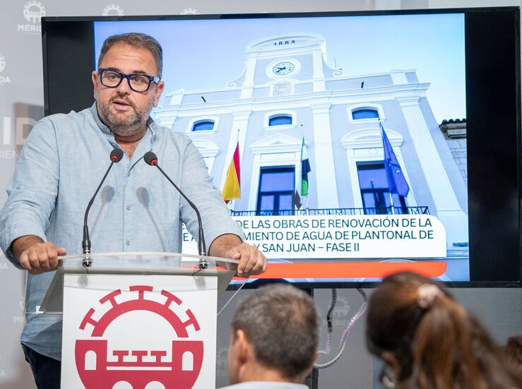 Mrida alcanzar renovacin del 70 de su red de saneamiento con nuevas actuaciones
