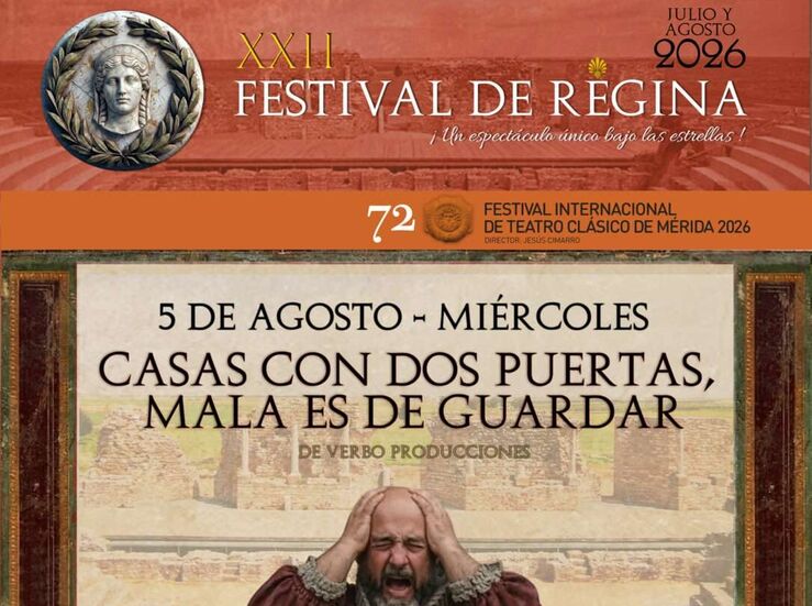 Programacin Festival Teatro Regina contina con Casa con dos puertas mala es de guardar