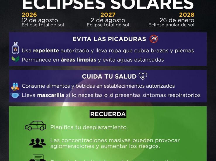 Ayuntamiento Cceres aconseja seguir indicaciones de seguridad para disfrutar del eclipse