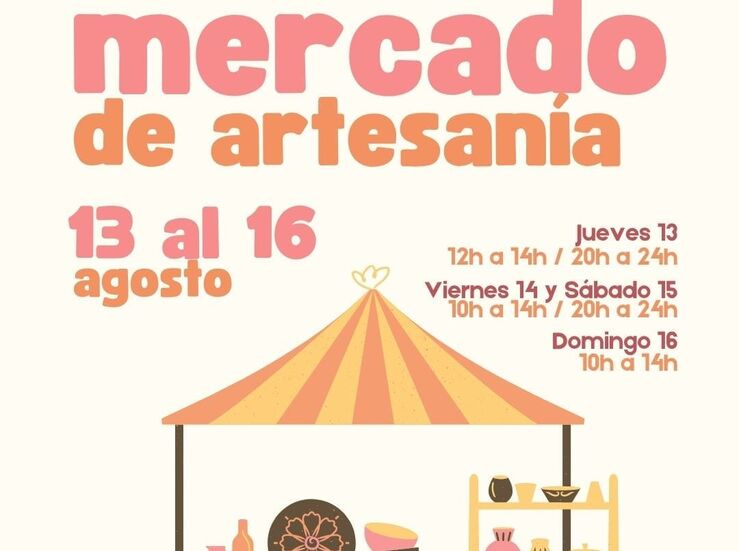 El Mercado de Artesana de Verano se celebrar del 13 al 16 de agosto en Mrida