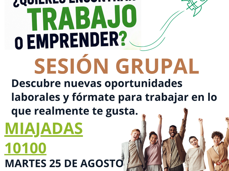 Sesin grupal de Red Autnomos en Miajadas para impulsar la formacin y el empleo