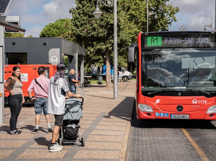 El bus urbano gratuito supera el milln de viajeros hasta julio y crece un 115 en Mrida