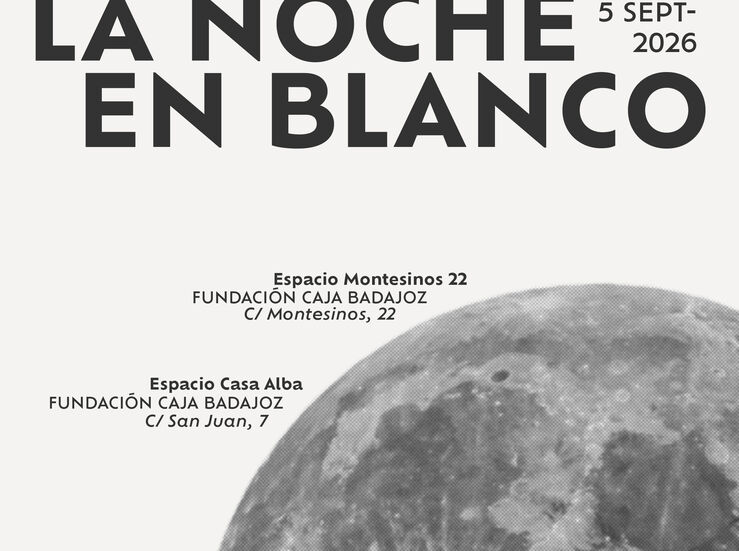 Fundacin CB se suma a la programacin de la Noche en Blanco de Badajoz