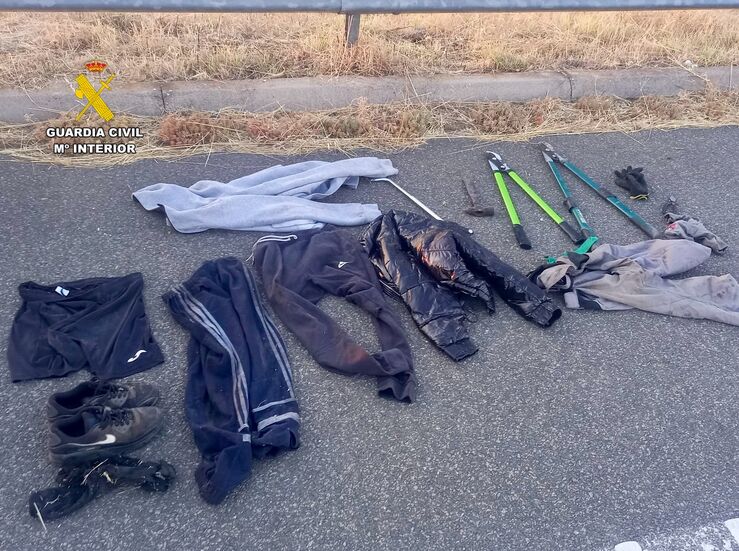 Detenidas siete personas y recuperados 2000 kilos de cobre en operacin provincia Cceres