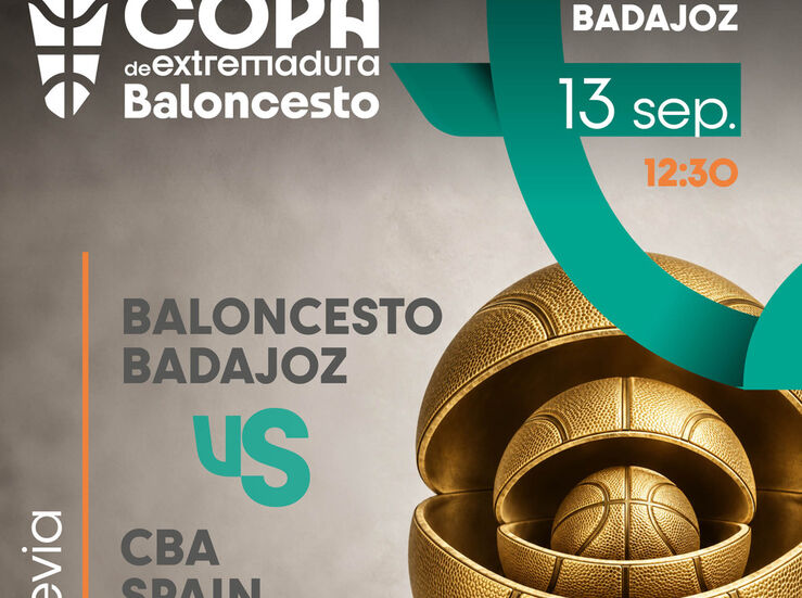 Copa Extremadura arranca con eliminatoria previa entre Baloncesto Badajoz y el CBA Spain