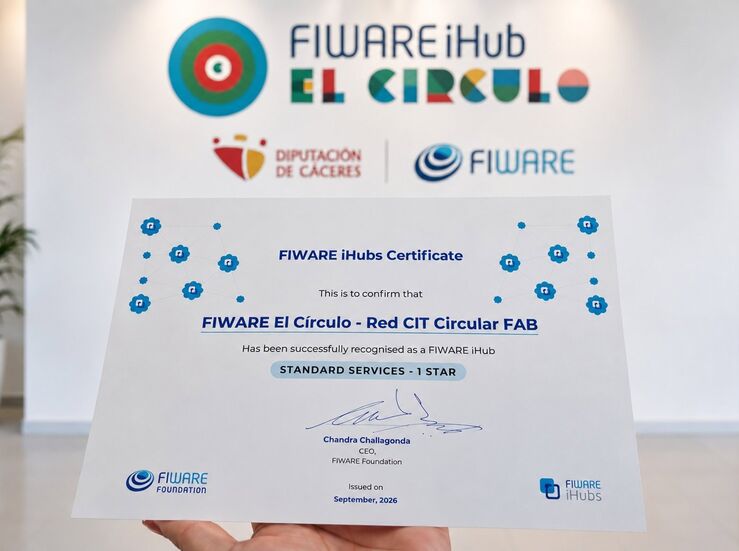 Crculo de la Red FAB Diputacin Cceres reconocido como centro tecnolgico europeo