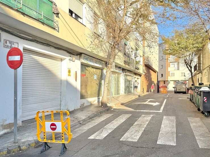 Modificacin en el sentido del trfico de la Travesa de Pedro Mara Plano de Mrida