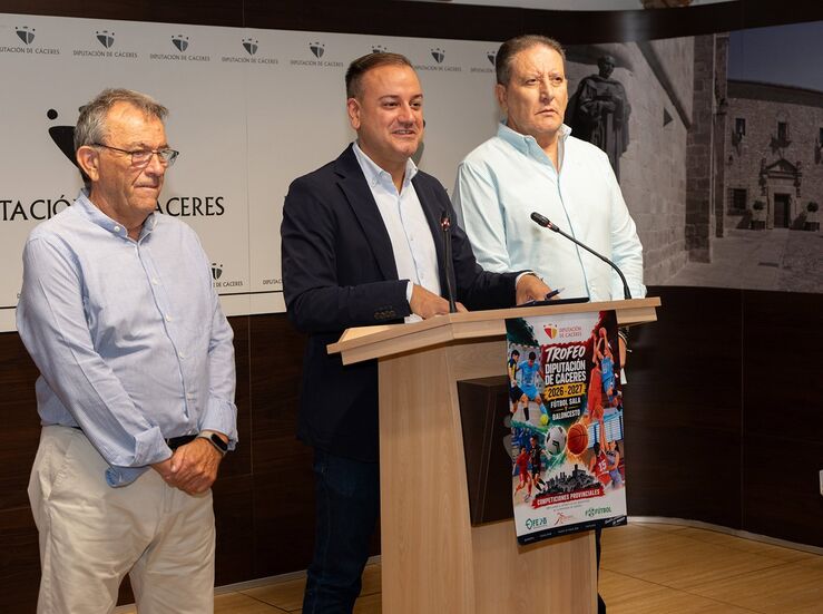 Comienza nueva edicin de los Trofeos Diputacin de Cceres de Baloncesto y Ftbol Sala