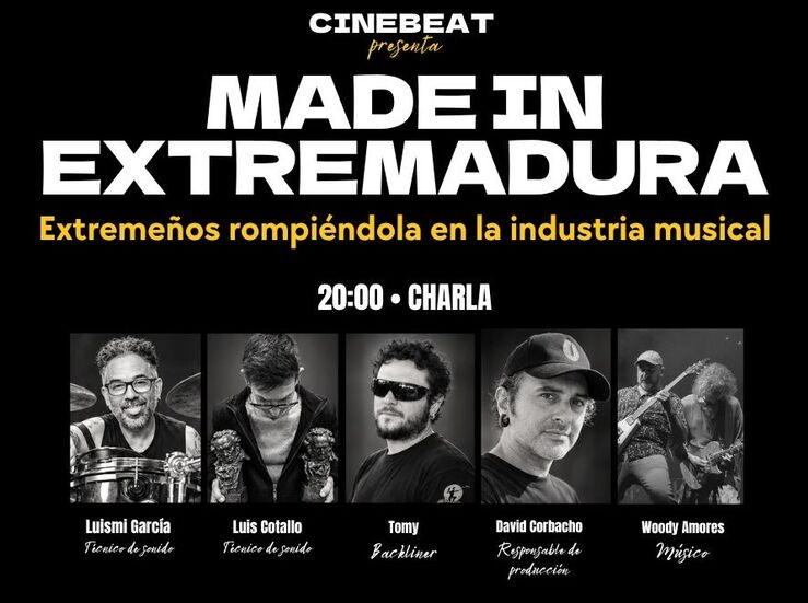 Cinebeat rene a profesionales industria musical en jornada dedicada al talento extremeo