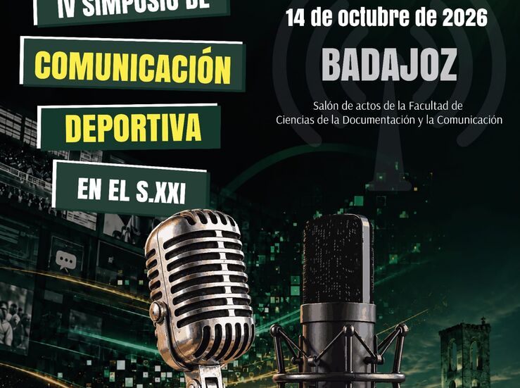 FJyD celebrar en Badajoz el IV Simposio de Comunicacin Deportiva en el Siglo XXI
