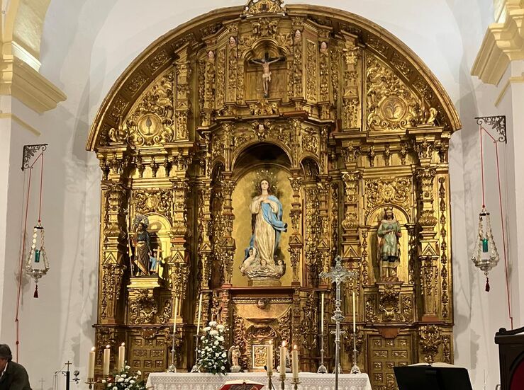 Junta acomete remodelacin presbiterio y restauracin retablo mayor de Iglesia de Maguilla