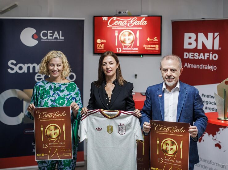Presidente de la RFEF apadrinar VII Cena de Gala Empresarial Solidaria de Almendralejo 