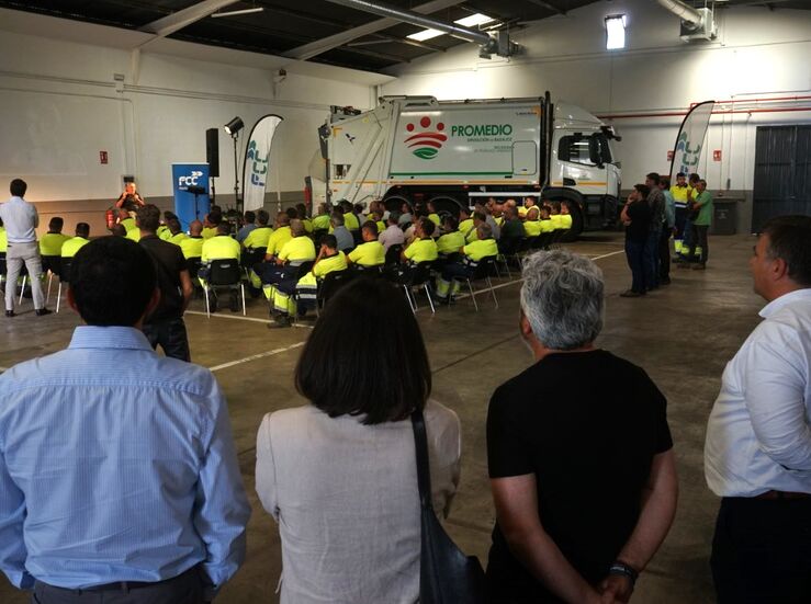 Jornada seguridad vial de trabajadores recogida residuos Promedio en Puebla de la Calzada