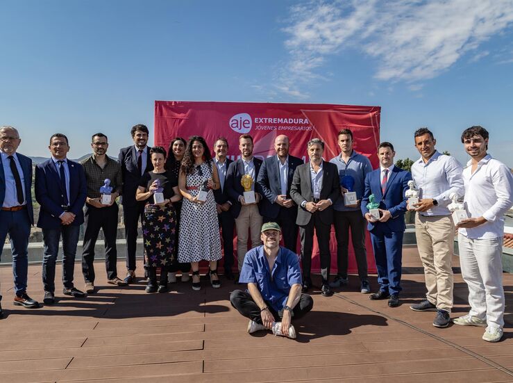 Jos Manuel Snchez se alza con Premio Joven Empresario 2026 que concede AJE Extremadura