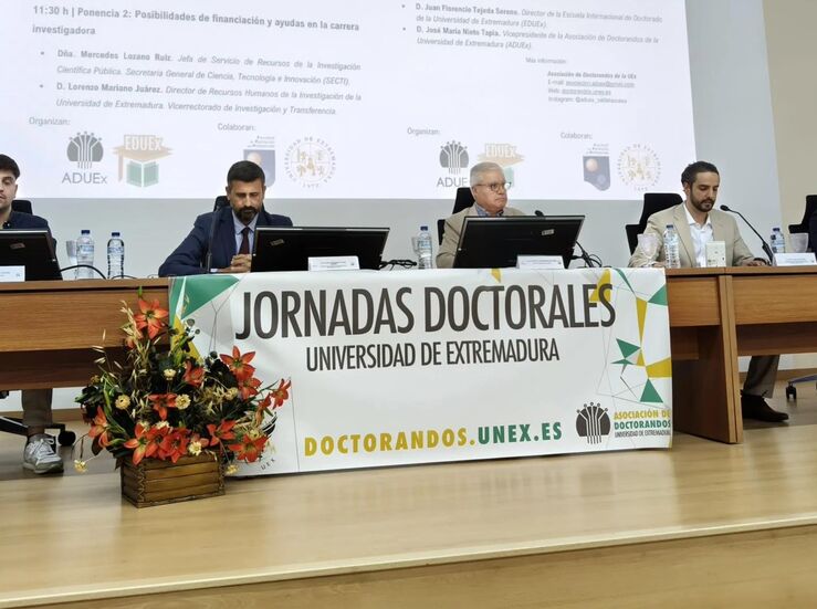 X Jornadas Doctorales UEx alcanzan su rcord participacin con 108 doctorandos inscritos