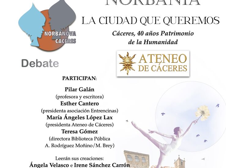 Norbanova Cceres organiza un debate en el Ateneo sobre el modelo cultural de ciudad