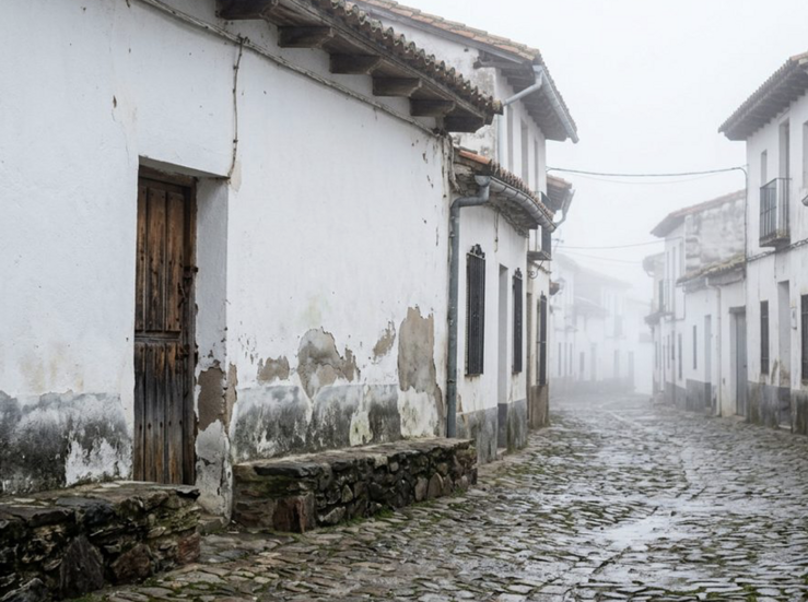 Por qu las casas antiguas de Extremadura muestran la humedad en invierno
