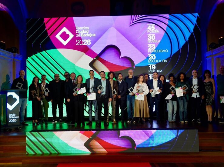 Jos Mara Mayorga Garca y Jorge Fernndez Gonzalo Premios Ciudad de Badajoz
