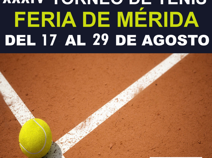 El Torneo de Tenis Feria Mrida ser del 17 al 29 de agosto