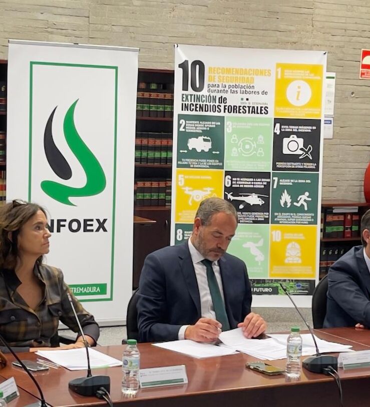 Balance de la superficie quemada por incendios en Extremadura en 2025