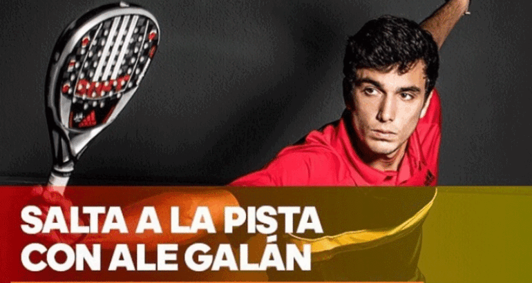 Ale Galán jugará con zapatillas Adidas el World Padel Tour