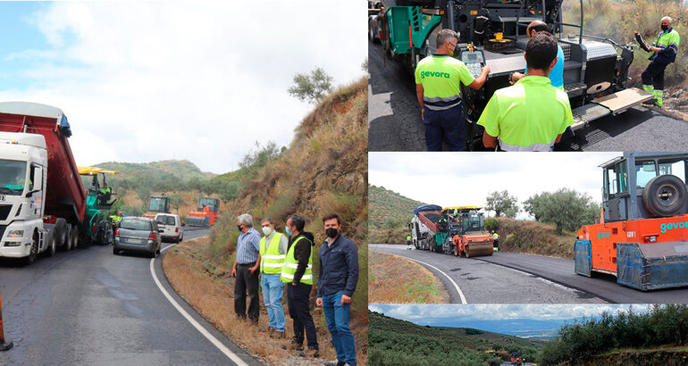 Comienzan las obras en la carretera de Mohedas de Granadilla a Casar de Palomero