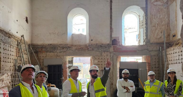 Las obras del Palacio de Godoy en Cáceres avanzan a buen ritmo