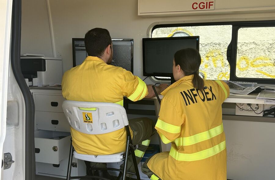 Junta invierte 2M en las comunicaciones del INFOEX para mejorar la lucha contra incendios