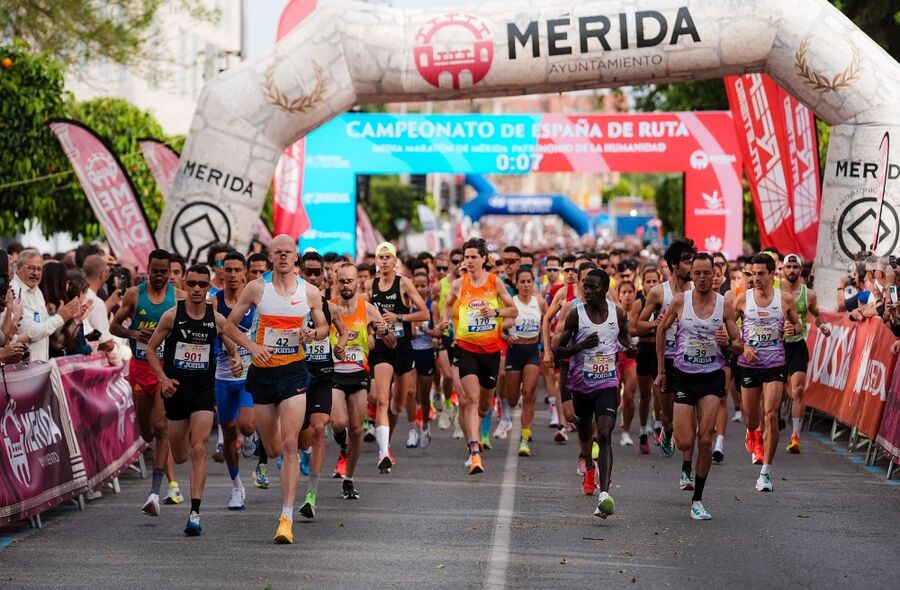 Merda se convierte en epicentro del atletismo nacional con celebracin de Media Maratn