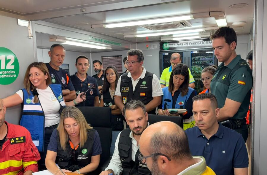 Situacin operativa 2 del Plan Infocaex y nivel 2 del Infoex en incendio de Las Hurdes