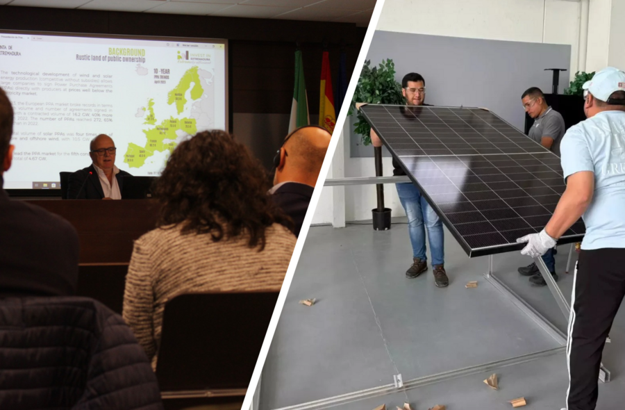 Dos iniciativas energticas ejecutadas en Extremadura se replicarn en regiones europeas