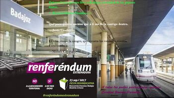 EL TREN, COMO LA SANGRE, QUE RECORRA LAS VENAS DE NUESTRA EXTREMADURA