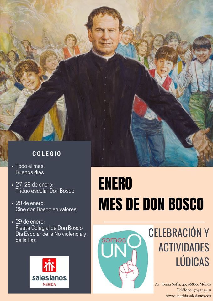 La familia salesiana de Mérida se prepara para festejar a Don Bosco